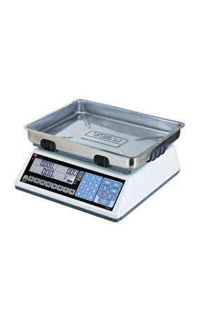 Ege Lcd 15 Kg X 2 / 5 Gr Fiyat Hesaplamalı Terazi