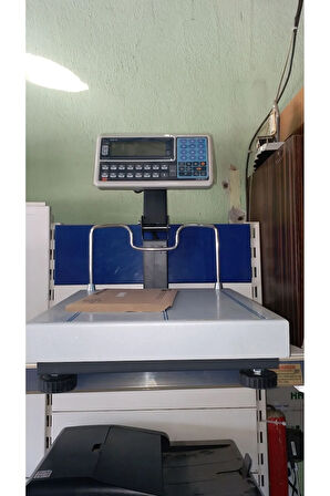 Yerli Üretim 150 Kg Terazi Damgalı Onaylı Fiyat Hesaplamalı Çifti Ekranlı