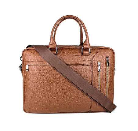 Erkek Taba Renk 15 & 16 inç Evrak Ve Laptop Çantası