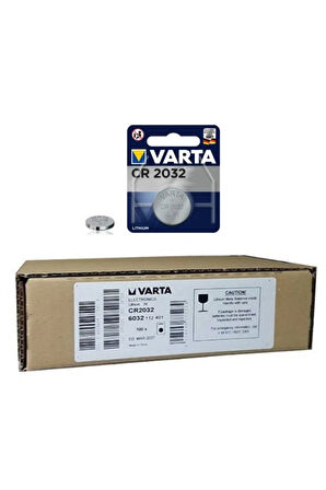 100 Adet Varta CR2032 3v Lityum Pil Tekli Ambalaj