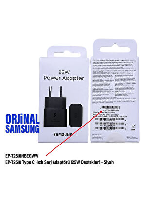 EP-T2510N TYPE C Şarj Aleti 25W Süper Hızlı Type-C Şarj Adaptörü (Samsung Türkiye Garantili)