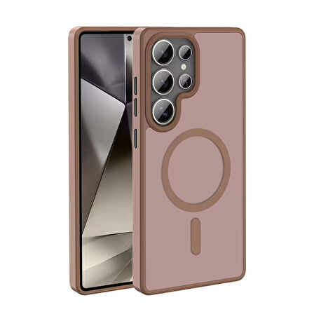 Takeandwait Galaxy S25 Ultra Kılıf Magsafe Şarj Özellikli Mat Arka Yüzey Zore Sio Kapak