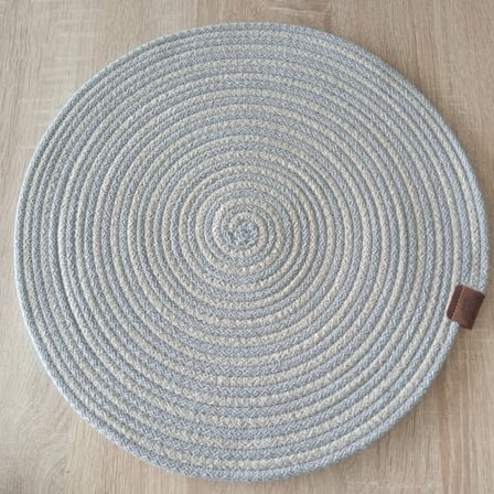 Özel Seri Mutfak Yemek Masası Fincan 39cm 2 Renk Jüt Örme Supla