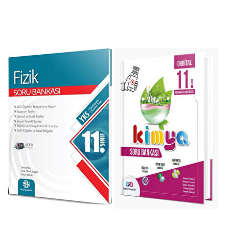 Bilgi Sarmal 11. Sınıf Fizik ve Orbital Kimya Soru Bankası Seti 2 Kitap