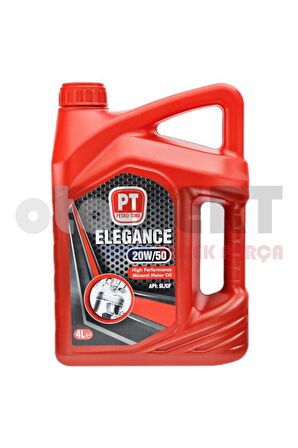 Petro Time Elegance 20W-50 4 Lt Mineral Motor Yağı
