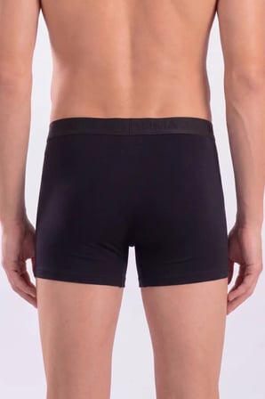 Özel Seri Alt Giyim Hediye Arkadaşa 6'lı Paket Erkek Pamuklu Likralı Esnek Kumaş Siyah Boxer