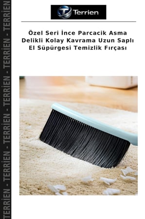 Özel Seri İnce Parcacik Asma Delikli Kolay Kavrama Uzun Saplı El Süpürgesi Temizlik Fırçası