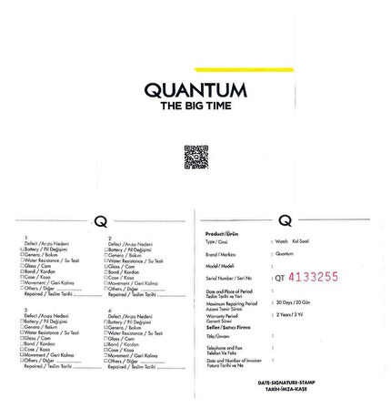 Quantum 100.Yıl Kadın Kol Saati LTC1023-1