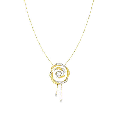 Altin Spiral Kolye 