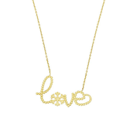 Altın Love Kolye 