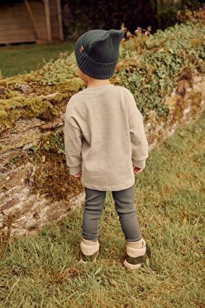 Pamuklu Grey Long Sleeve Alt Üst Takım