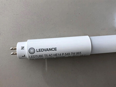 10 ADET  LED FLORESAN LEDVANCE 7W= 1000 LÜMEN 6500K BEYAZ 549mm GİRİŞ:220V 