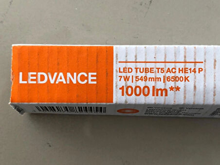 10 ADET  LED FLORESAN LEDVANCE 7W= 1000 LÜMEN 6500K BEYAZ 549mm GİRİŞ:220V 