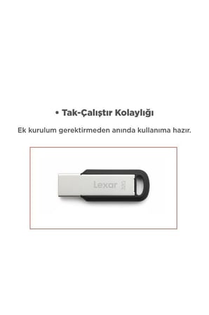 Delux Serisi Fotoğraf Hafıza İs Lexar Metal USB 3.2 Gen1 Flash Bellek 150 MB/s – 32 GB M400