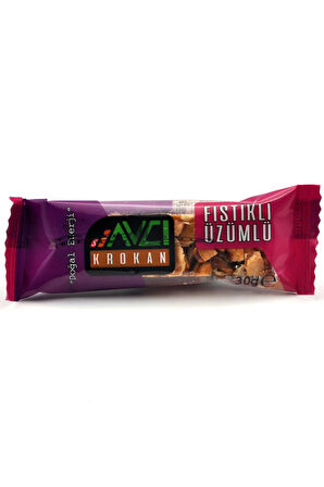 Fıstıklı Üzümlü Krokan 30 G x 25 Adet