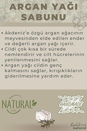 Argan Yağı Sabunu El Yapımı Doğal 120 G