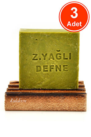 Zeytinyağlı Defne Sabunu El Yapımı Doğal 120 G x 3 Adet