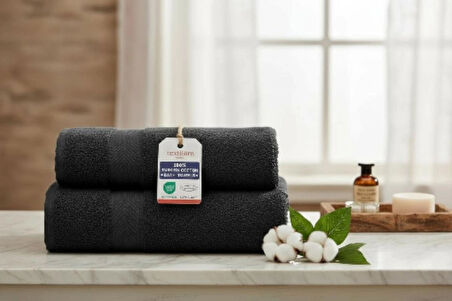 2'li  Banyo Havlusu Yumuşak %100pamuk 