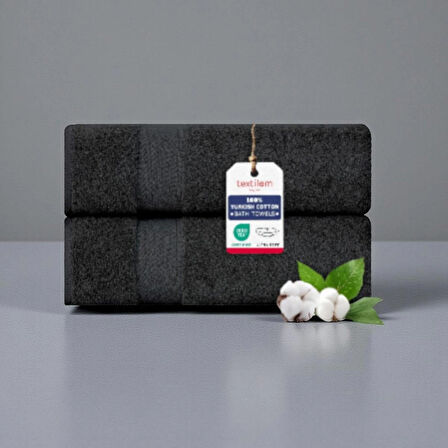 2'li  Banyo Havlusu Yumuşak %100pamuk 