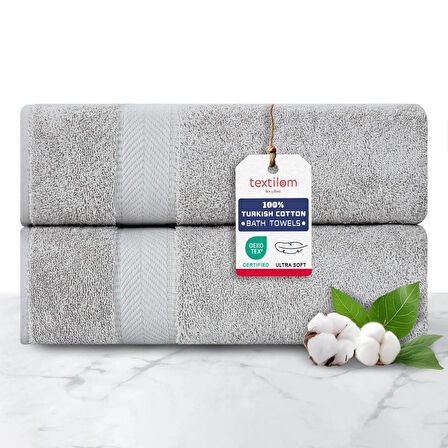 2'li  Banyo Havlusu Yumuşak %100pamuk 