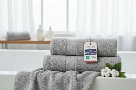 2'li  Banyo Havlusu Yumuşak %100pamuk 