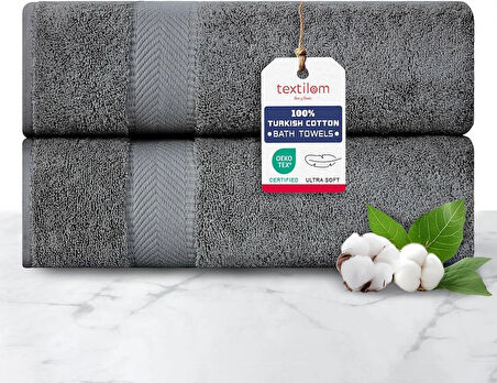 2'li  Banyo Havlusu Yumuşak %100pamuk 