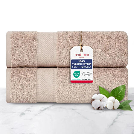 2'li  Banyo Havlusu Yumuşak %100pamuk 