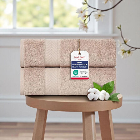 2'li  Banyo Havlusu Yumuşak %100pamuk 