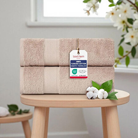 2'li  Banyo Havlusu Yumuşak %100pamuk 