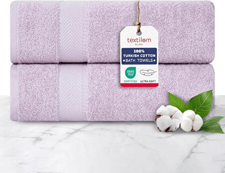 2'li  Banyo Havlusu Yumuşak %100pamuk 