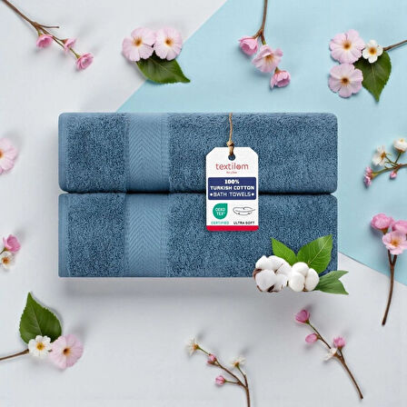 2'li  Banyo Havlusu Yumuşak %100pamuk 