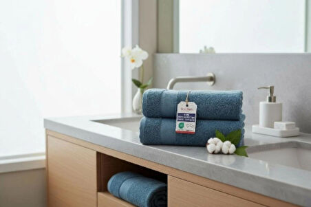 2'li  Banyo Havlusu Yumuşak %100pamuk 