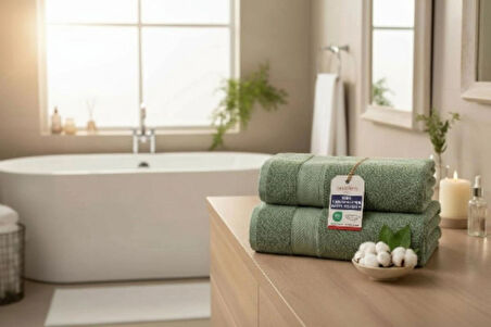 2'li  Banyo Havlusu Yumuşak %100pamuk 