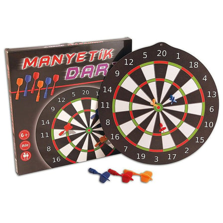 Özel Üretim 1136003 Manyetik Dart Büyük Boy Aktivite Seti Nişan Tahtası Eğlence Aracı