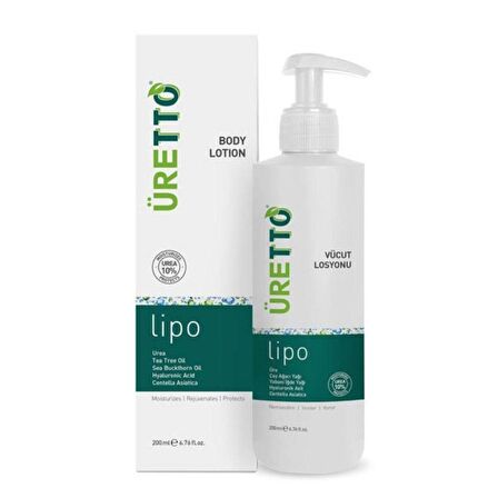 Uretto Lipo Vücut Losyonu 200 Ml