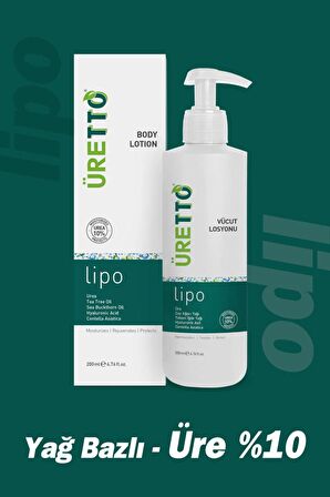 Uretto Lipo Vücut Losyonu 200 Ml