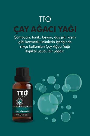 Tto Saf Organik Çay Ağacı Yağı 10 Ml