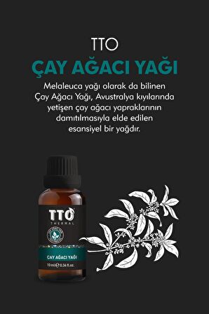 Tto Saf Organik Çay Ağacı Yağı 10 Ml