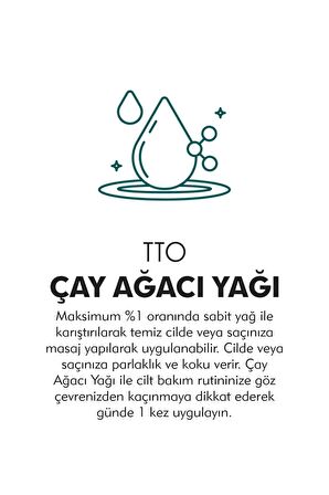 Tto Saf Organik Çay Ağacı Yağı 10 Ml