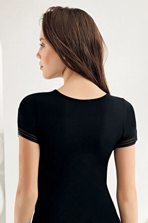 Kısa Kollu Kadın Body Tmb1058-sh