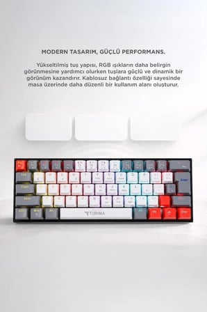 Oyun Aksesuarı Hızlı Tepki Bilgisayar Eşyası Oyuncu Klavyesi Rgb Işıklı Mekanik Şarjlı TK11