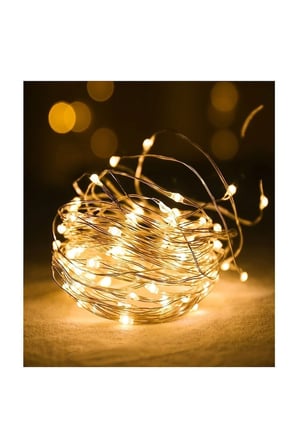 Gün Işığı Peri Led Sarı Led Şerit Aydınlatma Işık 3metre (sarı Renk)