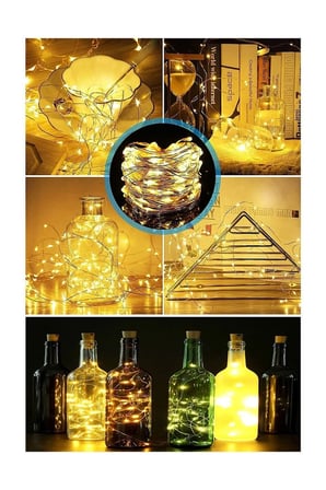 Gün Işığı Peri Led Sarı Led Şerit Aydınlatma Işık 3metre (sarı Renk)