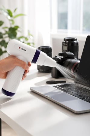 Özel Üretim Taşınabilir Hediyelik Cihaz Hava Üfleme Makinesi TTB01 Mavi 85000PM 1100MAH 40W