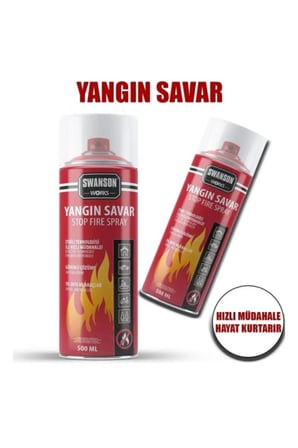 2 Adet Yangın Savar Tüpü Sprey – 500 Ml Kompakt Yangın Söndürücü Sprey, Ev Ofis Araç İ̇Çin Hızlı Müdahale, Stop Fire Spray