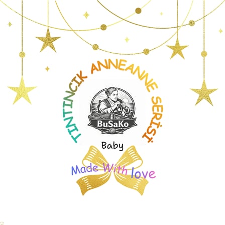 BuSaKo Baby TA-001 El Örgüsü Bebek Efe Yeleği/Yelek-Bebek-Çocuk