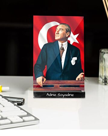 Picasso Stili Kadın Cam Tablo -Renkli Kadın-