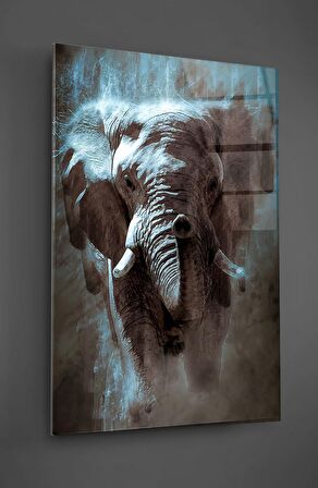 Neon Efekt Aslan Cam Tablo