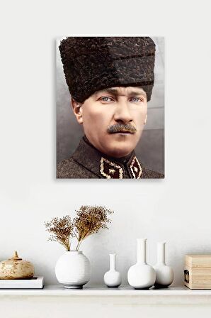 Atatürk At Üzerinde Cam Tablo