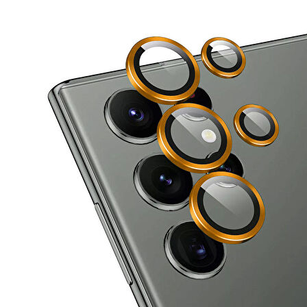 Samsung Galaxy S24 Ultra Zore CL-12 Premium Safir Parmak İzi Bırakmayan Anti-Reflective Kamera Lens Koruyucu